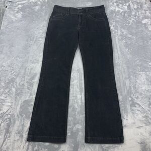 Polo Jeans Co Womens Wendy Jean Corduroy Pants Size 8x29 Black Mid Rise Bootcut